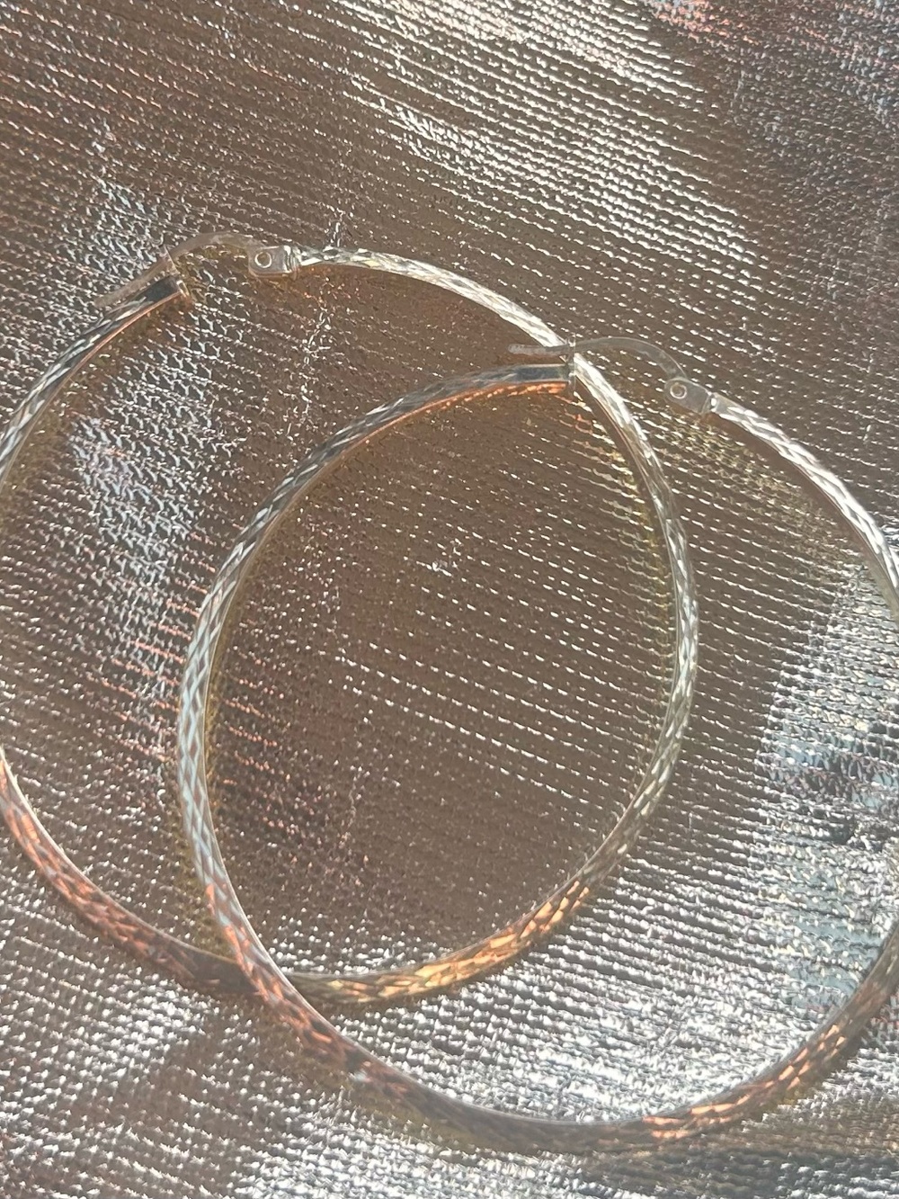 10K Twisted Hoop Earrings - Lightweight Hoop Earrings